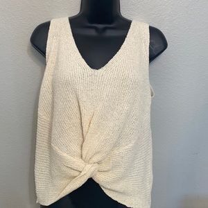 Beige Sweater Top